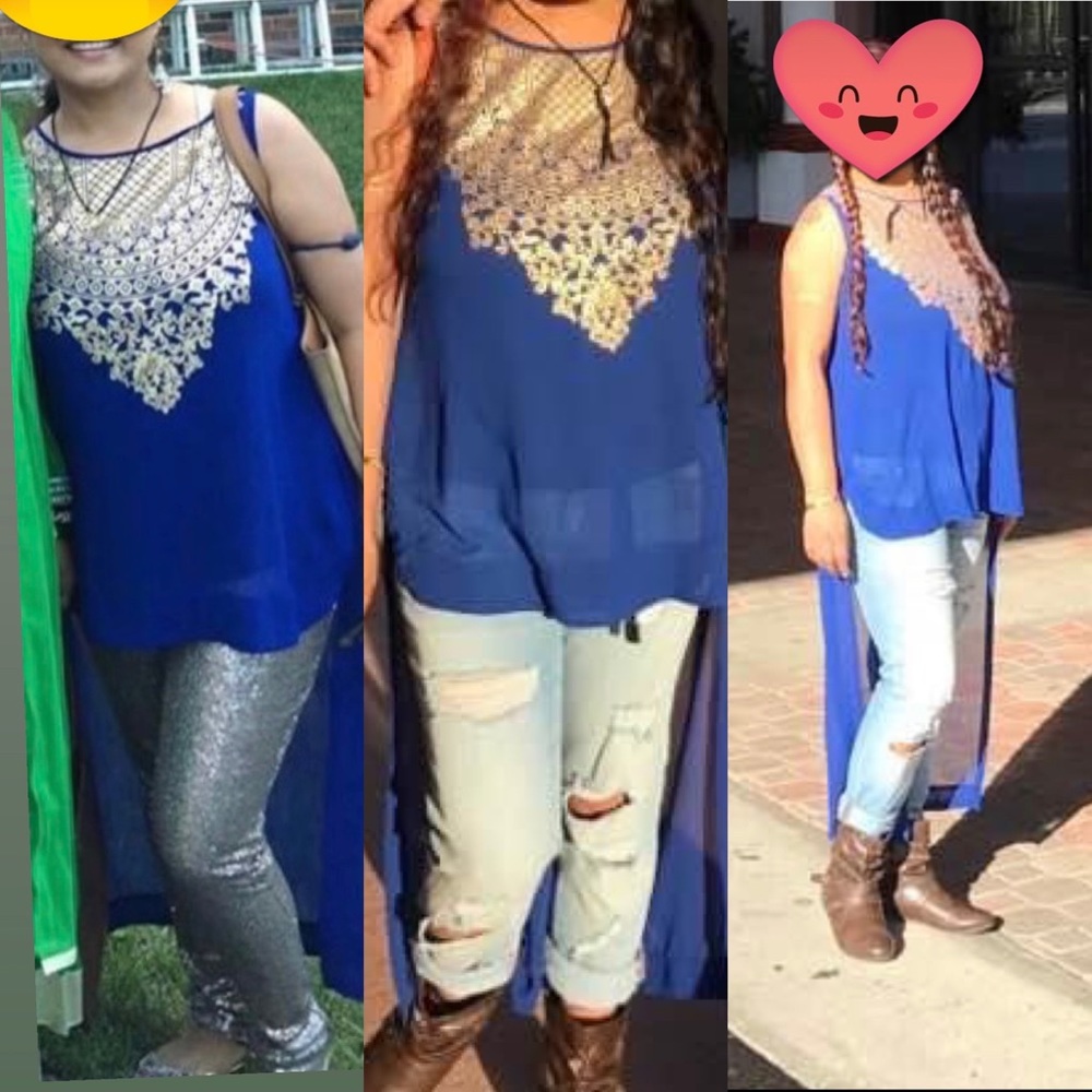 Gorgeous long kurti tunic high low top